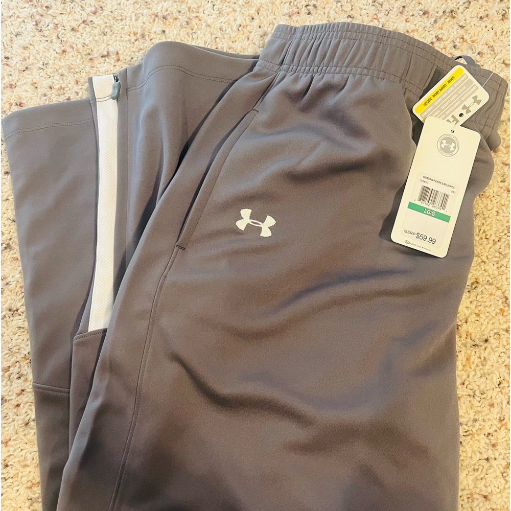 Women’s Under Armour All Season Gear Fitted& Loose Sports/Gym Pants Size Large